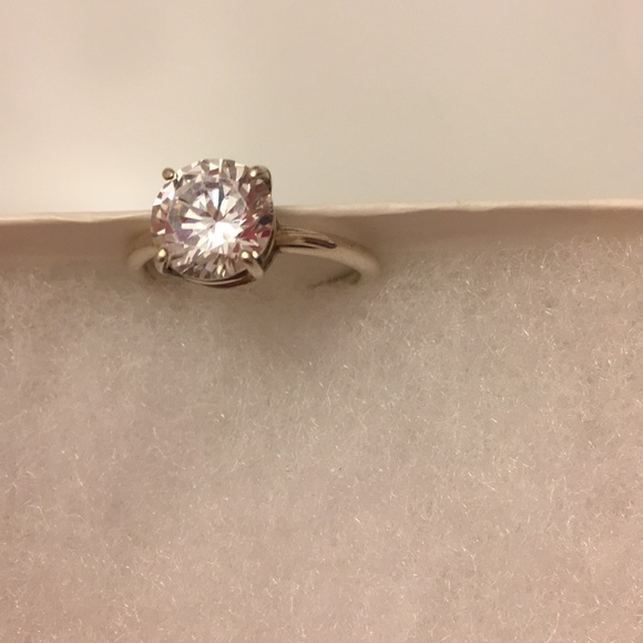 home made Jewelry - 925 sterling silver CZ stone Engagement